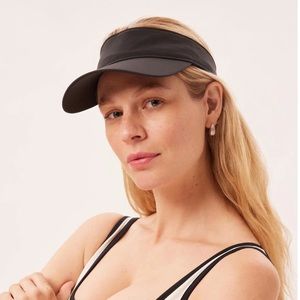 Girlfriend Collective black visor one size NWT